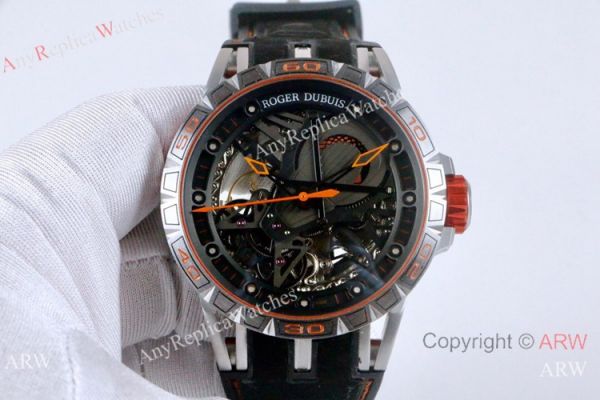 Top Grade Roger Dubuis Excalibur Aventador S Men Watches Titanium Yellow Hand Top Grade Roger Dubuis Excalibur Aventador S Men Watches Titanium Yellow Hand