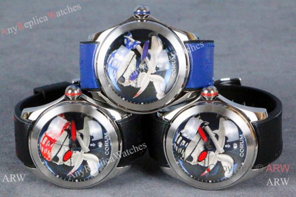 Best Quality Replica Corum Bubble Privateer Watches Stainless Steel Blue Strap Corum Watch Best Quality Replica Corum Bubble Privateer Watches Stainless Steel Blue Strap Corum Watch