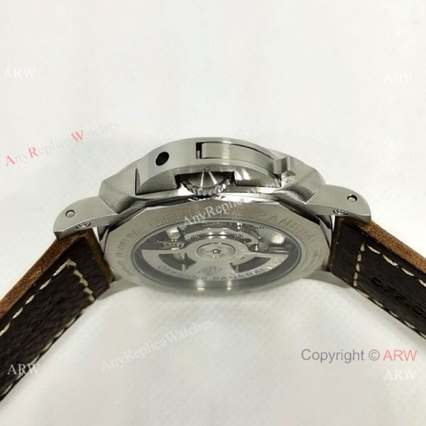 Copy Panerai Luminor GMT Pam1537 Watch 44mm SS Power Reserve Face Copy Panerai Luminor GMT Pam1537 Watch 44mm SS Power Reserve Face