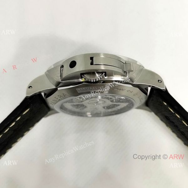 Officine Luminor GMT PAM00441 Watch Black Dial Black Leather Strap Officine Luminor GMT PAM00441 Watch Black Dial Black Leather Strap