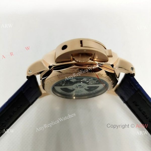 Replica Officine Panerai Luminor Watch 44MM Rose Gold Blue Dial Replica Officine Panerai Luminor Watch 44MM Rose Gold Blue Dial