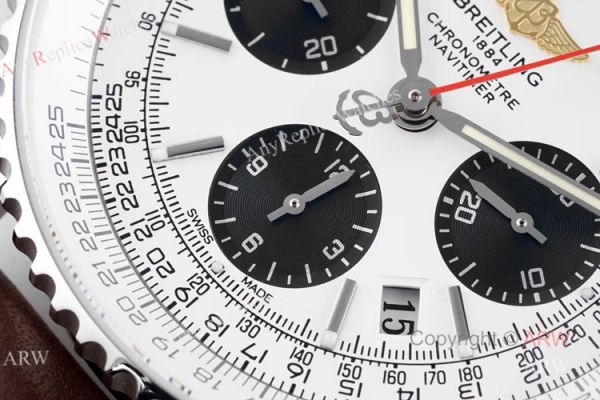 BLS Factory New Replica Breitling Navitimer B01 White Chronograph Watch For Men BLS Factory New Replica Breitling Navitimer B01 White Chronograph Watch For Men