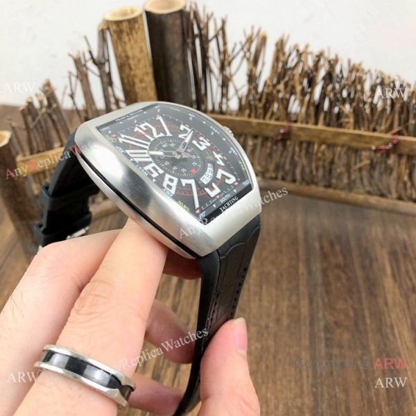Copy Franck Muller Vanguard Classical V45 Watch Ss Black Gummy Strap Copy Franck Muller Vanguard Classical V45 Watch Ss Black Gummy Strap