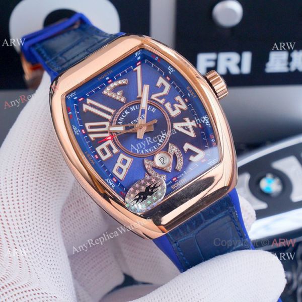 Best Replica Franck Muller Vanguard Yachting v45 Watches Rose Gold Dial Best Replica Franck Muller Vanguard Yachting v45 Watches Rose Gold Dial