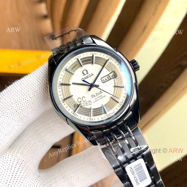 Replica Omega De Ville Hour Vision Brown Dial Watches 41MM Replica Omega De Ville Hour Vision Brown Dial Watches 41MM