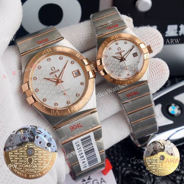 Copy Omega Constellation Logo Face Automatic Watch Omega Couple Watch Copy Omega Constellation Logo Face Automatic Watch Omega Couple Watch