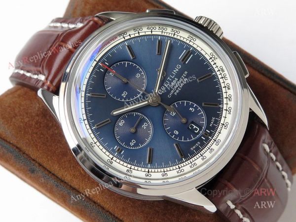 (BLS) New Breitling Knockoff Watches For Sale Replica Breitling Premier Chronograph Blue Face Watch (BLS) New Breitling Knockoff Watches For Sale Replica Breitling Premier Chronograph Blue Face Watch