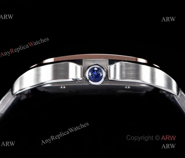 Faux Cartier Santos Mens Watch With Cartier Quickswitch Straps Faux Cartier Santos Mens Watch With Cartier Quickswitch Straps