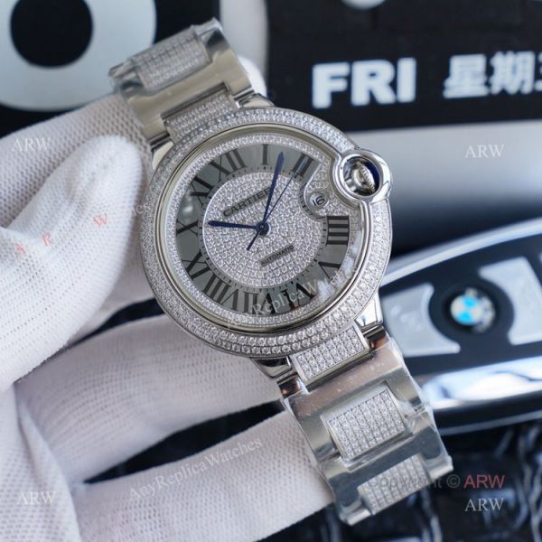 1:1 Copy Best Cartier Ballon Bleu De Cartier Stainless Steel Watch 42mm 1:1 Copy Best Cartier Ballon Bleu De Cartier Stainless Steel Watch 42mm