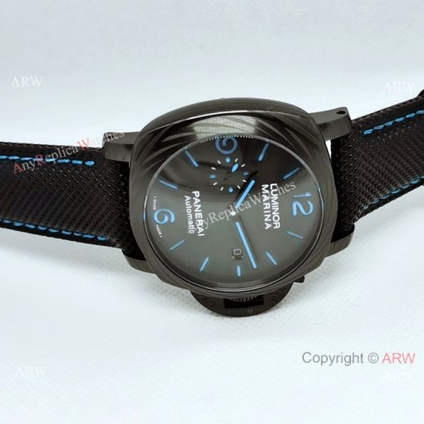 New Panerai Luminor Marina CarbotechtTM Blue Markers Fake Panerai Watch PAM1661 New Panerai Luminor Marina CarbotechtTM Blue Markers Fake Panerai Watch PAM1661
