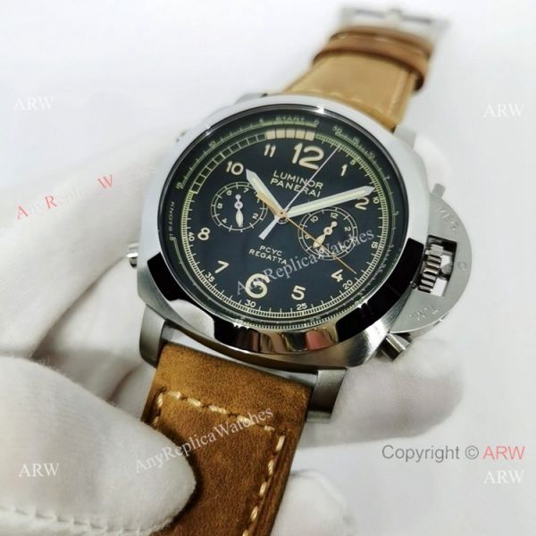 Panerai Luminor PCYC PAM 653 Watch Stainless Steel Black Face 44mm Panerai Luminor PCYC PAM 653 Watch Stainless Steel Black Face 44mm