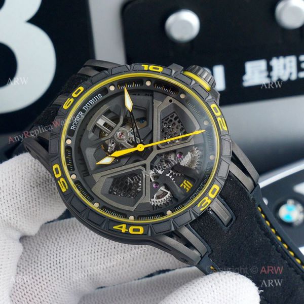High Quality Replica Roger Dubuis Excalibur Hurac?n Yellow Watch High Quality Replica Roger Dubuis Excalibur Hurac?n Yellow Watch