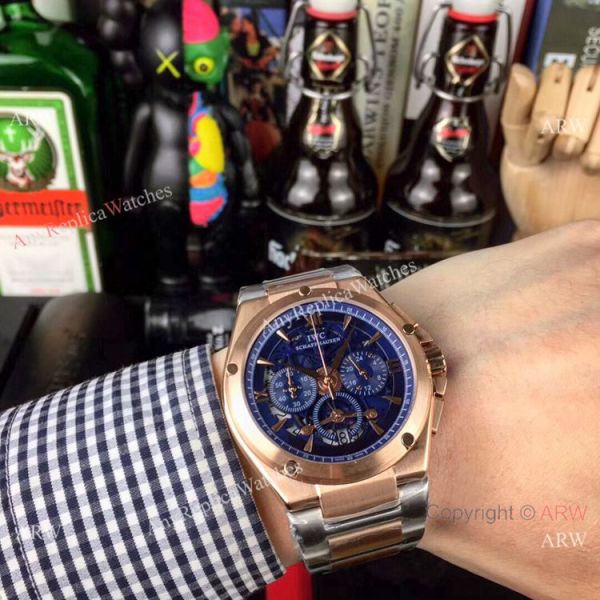 Fake IWC Aquatimer Chronograph Rose Gold Men Watches 42mm Fake IWC Aquatimer Chronograph Rose Gold Men Watches 42mm