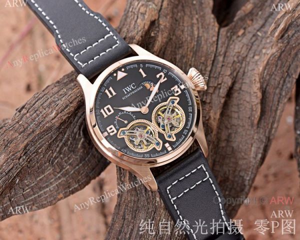 Copy IWC Big Pilots Double Tourbillon Watches Rose Gold Case Copy IWC Big Pilots Double Tourbillon Watches Rose Gold Case