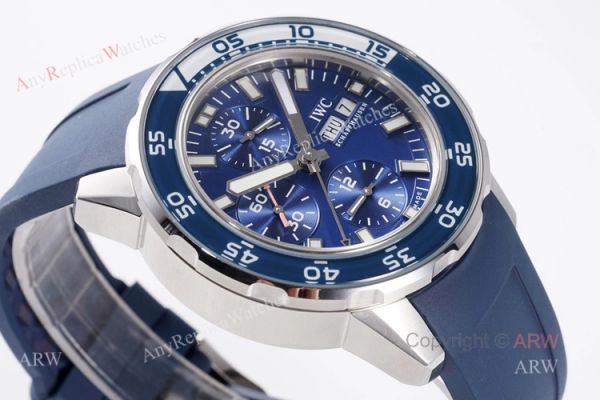 Best Replica IWC Aquatimer Chronograph Blue Watch with Swiss Asia 7750 Best Replica IWC Aquatimer Chronograph Blue Watch with Swiss Asia 7750