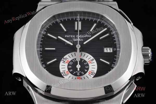 New Patek Philippe Nautilus Chronograph 5980 Mens Watch Replica Dark Blue Dial New Patek Philippe Nautilus Chronograph 5980 Mens Watch Replica Dark Blue Dial