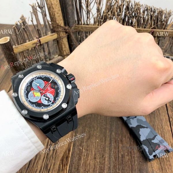 Audemars Piguet Royal Oak Offshore Copy Watch Red Dial AP Watch Audemars Piguet Royal Oak Offshore Copy Watch Red Dial AP Watch