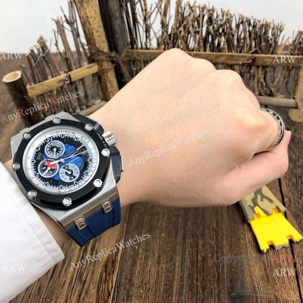 Best Replica Audemars Piguet Automatic Watch SS Blue Rubber Strap Best Replica Audemars Piguet Automatic Watch SS Blue Rubber Strap