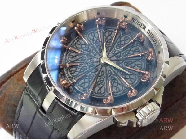 ZF RDDBEX0495 Roger Dubuis Knights Of The Round Table ii Silver Replica Watch 45mm ZF RDDBEX0495 Roger Dubuis Knights Of The Round Table ii Silver Replica Watch 45mm