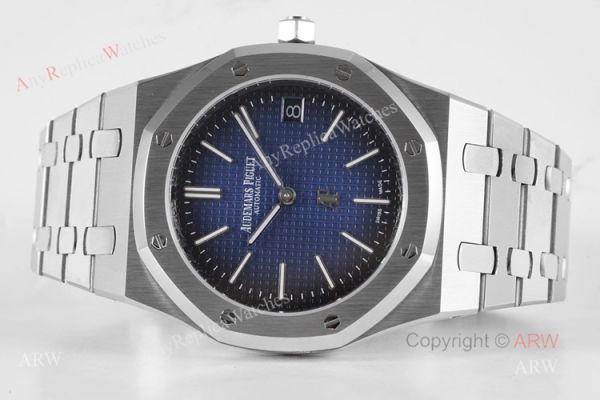 Swiss Replica Audemars Piguet Royal Oak 15202 Blue Dial Stainless Steel Watch 39mm Swiss Replica Audemars Piguet Royal Oak 15202 Blue Dial Stainless Steel Watch 39mm