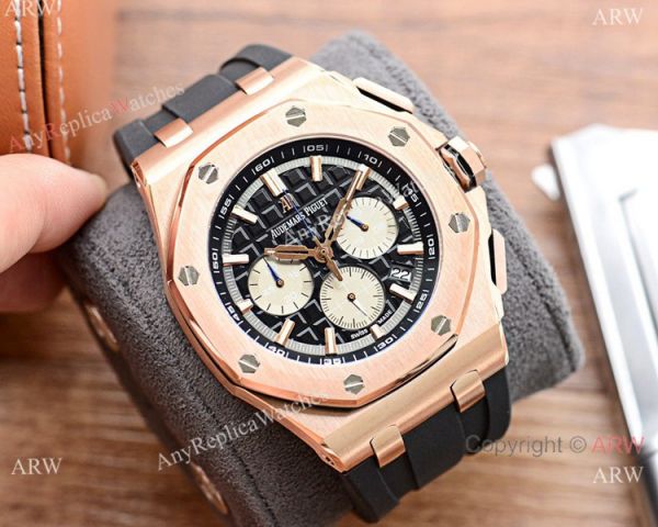 New Copy Audemars Piguet Royal Oak Chronograph Watches Rose Gold and Blue New Copy Audemars Piguet Royal Oak Chronograph Watches Rose Gold and Blue