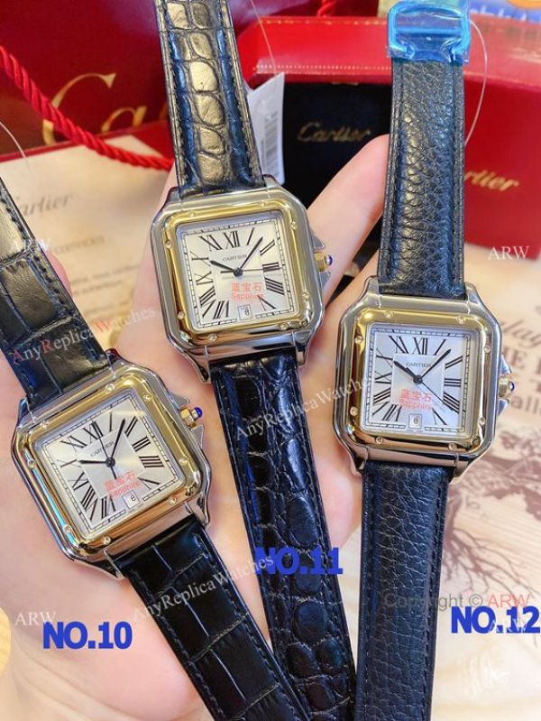 New! Fake Cartier Panthere 38mm Men Watches Gold Case New! Fake Cartier Panthere 38mm Men Watches Gold Case