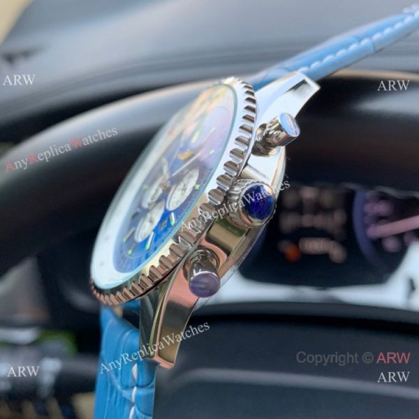 Best Replica Breitling Navitimer 01 Watch Blue Leather Strap Best Replica Breitling Navitimer 01 Watch Blue Leather Strap