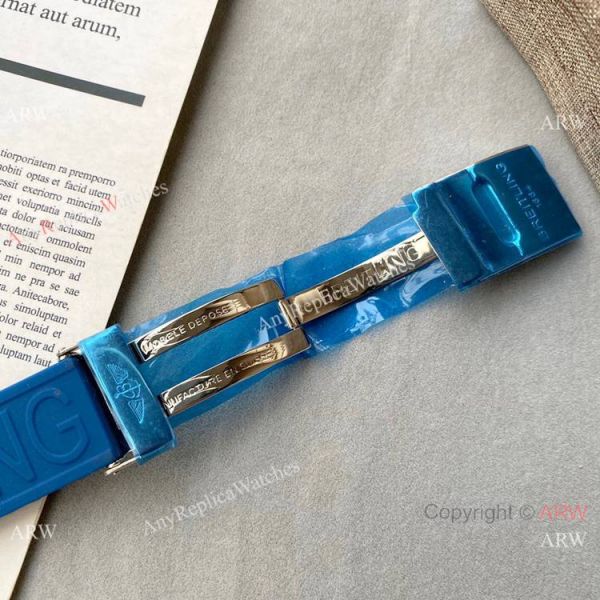 Copy Breitling Super Avenger II 45mm Watch Blue Rubber Strap Copy Breitling Super Avenger II 45mm Watch Blue Rubber Strap
