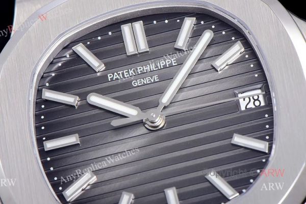 (GR) V2 Version Swiss Replica Patek Philippe Nautilus 5711 Stainless Steel Grey Dial Mens Watch (GR) V2 Version Swiss Replica Patek Philippe Nautilus 5711 Stainless Steel Grey Dial Mens Watch