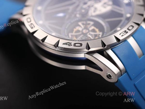 Swiss Replica Roger Dubuis Excalibur Blue Skeleton Watch For Men Swiss Replica Roger Dubuis Excalibur Blue Skeleton Watch For Men