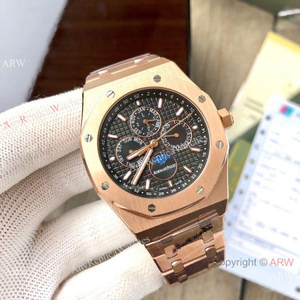 Audemars Piguet Royal Oak Perpetual Calendar Copy Watches Rose Gold Audemars Piguet Royal Oak Perpetual Calendar Copy Watches Rose Gold