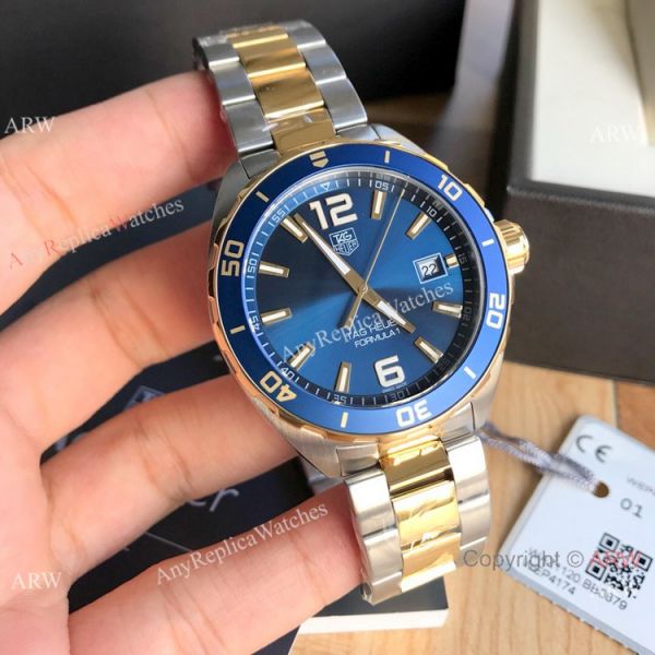 Swiss Replica TAG Heuer Formula One Watch Two Tone Blue Face Swiss Replica TAG Heuer Formula One Watch Two Tone Blue Face