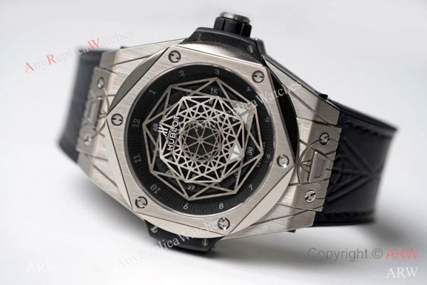 NEW! Swiss Replica Hublot Big Bang Sang Bleu Titanium Watch Black Face NEW! Swiss Replica Hublot Big Bang Sang Bleu Titanium Watch Black Face