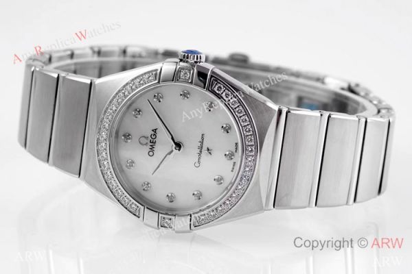 NEW! Swiss Grade Copy Omega Constellation 28mm Watch White MOP Dial NEW! Swiss Grade Copy Omega Constellation 28mm Watch White MOP Dial
