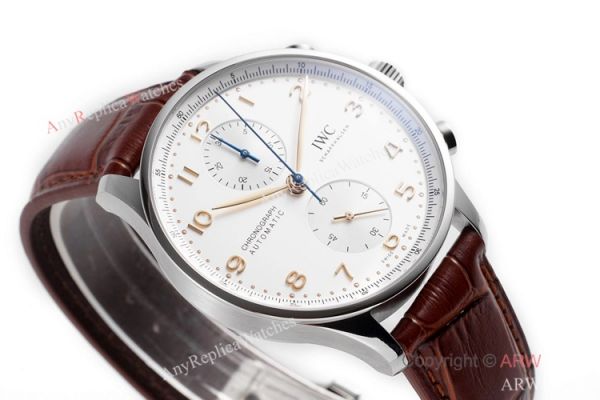 New! Swiss Copy IWC Schaffhausen Portugieser Watch White Chronograph Dial New! Swiss Copy IWC Schaffhausen Portugieser Watch White Chronograph Dial