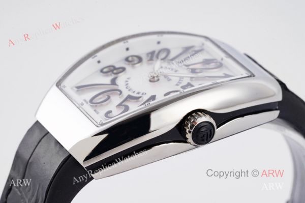 New V32 Franck Muller Vanguard Women Watch Replia with Black Leather Band New V32 Franck Muller Vanguard Women Watch Replia with Black Leather Band