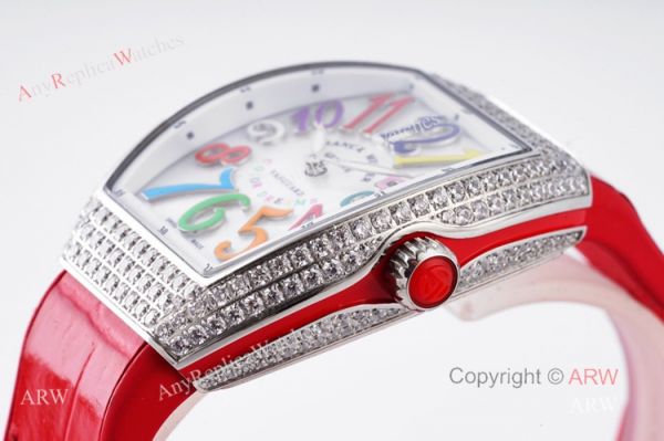 High Quality Replica Franck Muller Vanguard Color Dreams Women Watch With Diamonds High Quality Replica Franck Muller Vanguard Color Dreams Women Watch With Diamonds