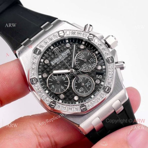 Audemars Piguet Royal Oak Offshore Watches Diamond Bezel Pink Dial Audemars Piguet Royal Oak Offshore Watches Diamond Bezel Pink Dial