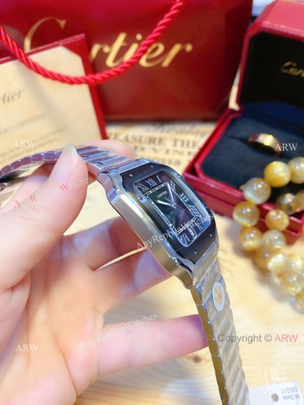2020 NEW! Copy Cartier Santos de Large Quartz Watch Grey Dial 2020 NEW! Copy Cartier Santos de Large Quartz Watch Grey Dial