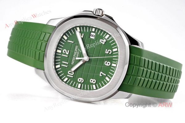 (ZF) Best Replica Patek Philippe 5168G Aquanaut Green Rubber Strap Watch Swiss Cal 324 (ZF) Best Replica Patek Philippe 5168G Aquanaut Green Rubber Strap Watch Swiss Cal 324