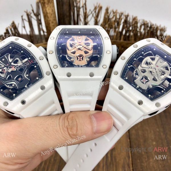 NEW! Copy Richard Mille RM52-06 Tourbillon Mask Watches Ceramic Case NEW! Copy Richard Mille RM52-06 Tourbillon Mask Watches Ceramic Case