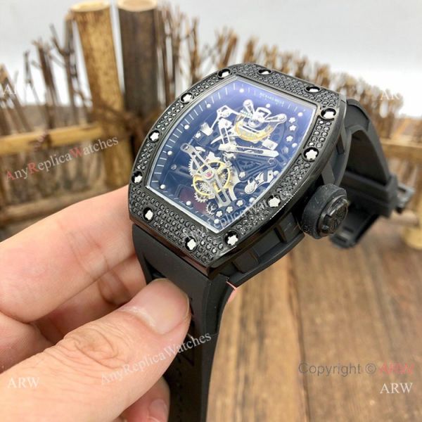 AAA Copy Richard Mille Bubba Watson RM38-01 Watch All Black Diamond AAA Copy Richard Mille Bubba Watson RM38-01 Watch All Black Diamond