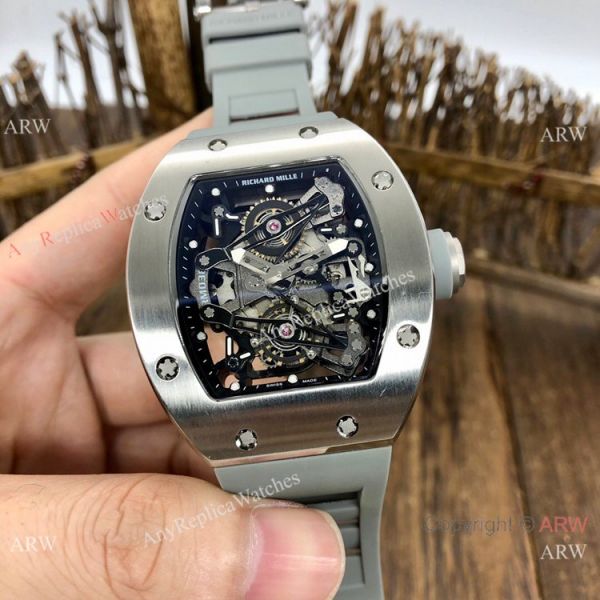 Best Replica Richard Mille RM038 Automatic Watches Stainless Steel and Red Best Replica Richard Mille RM038 Automatic Watches Stainless Steel and Red
