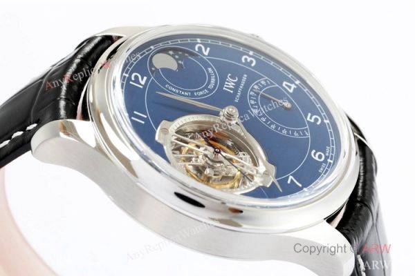 New! Swiss Replica IWC Portugieser Constant Force Tourbillon Watch Blue Dial New! Swiss Replica IWC Portugieser Constant Force Tourbillon Watch Blue Dial