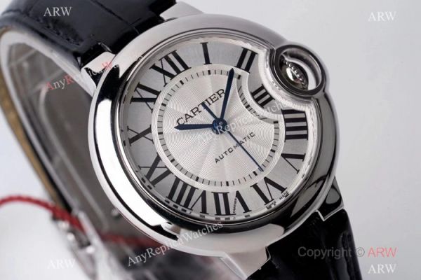 (AF) Ballon Bleu Cartier Replica Watch 33mm Black Leather Strap (AF) Ballon Bleu Cartier Replica Watch 33mm Black Leather Strap