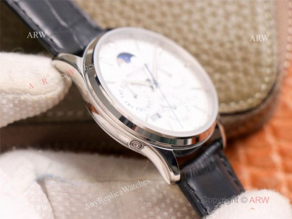 NEW! Swiss Copy Jaeger-LeCoultre Master Ultra Thin Perpetual Watch SS White Dial NEW! Swiss Copy Jaeger-LeCoultre Master Ultra Thin Perpetual Watch SS White Dial