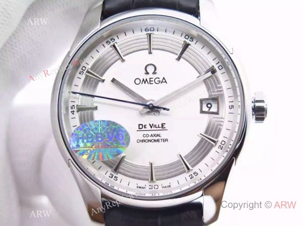Swiss Omega De Ville Fake Watch Silver Dial 8500 Movement Swiss Omega De Ville Fake Watch Silver Dial 8500 Movement