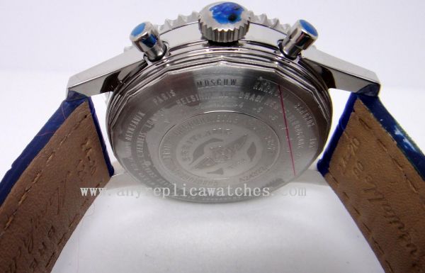 Breitling Navitimer Blue Dial / Blue Leather Men Watch Breitling Navitimer Blue Dial / Blue Leather Men Watch