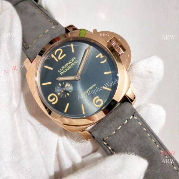 Newest Replica Panerai Luminor Due Rose Gold Watch PAM00677 Newest Replica Panerai Luminor Due Rose Gold Watch PAM00677