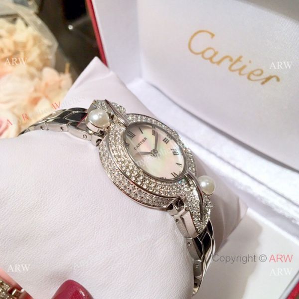 Copy Cartier Women Watch Stainless Steel Sapphire glass Swiss Quality Copy Cartier Women Watch Stainless Steel Sapphire glass Swiss Quality